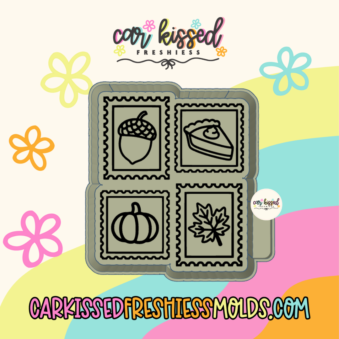 Fall Season Stamp Silicone Mold