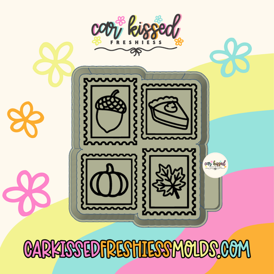 Fall Season Stamp Silicone Mold