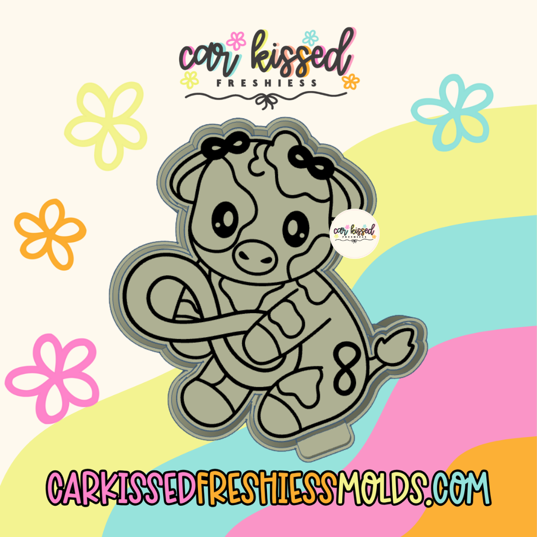 Autism Acceptance Cow Silicone Mold