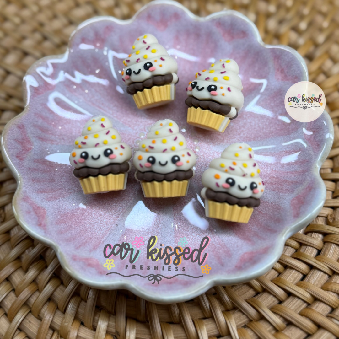 3D Cupcake Focal Beads