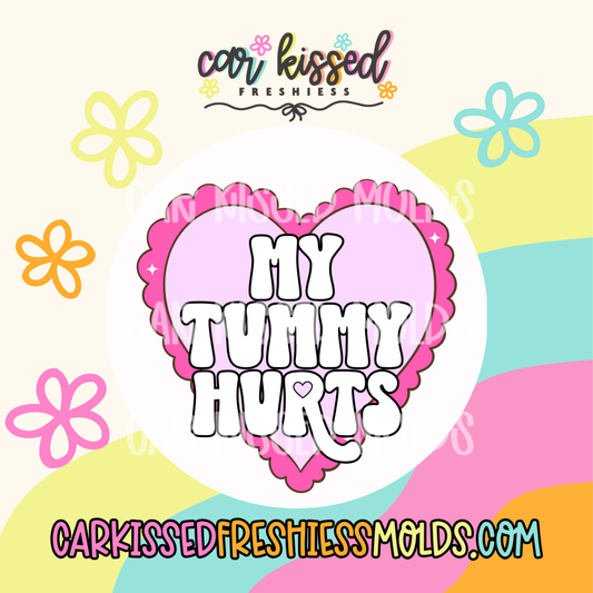 My Tummy Hurts Cardstock