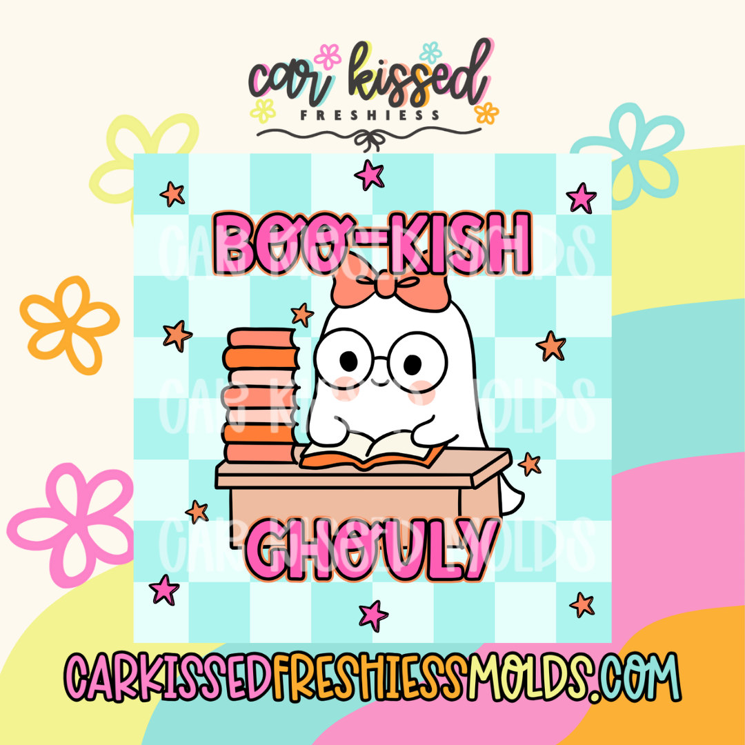 Bookish Ghouly SQUARE Cardstock