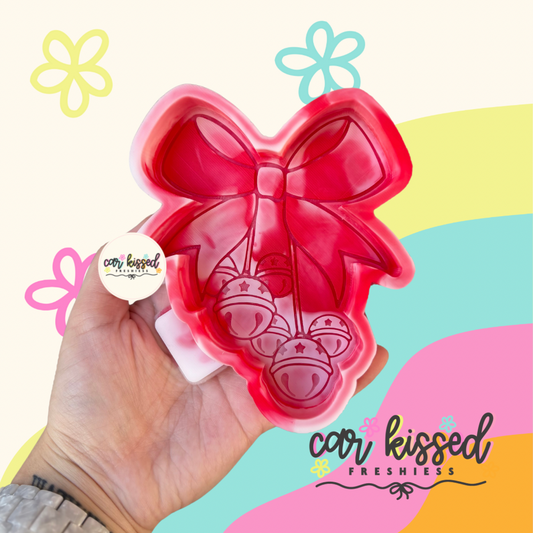JingleBell Mouse Cherries Silicone Mold