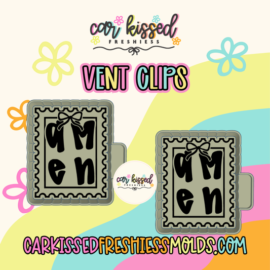Amen Stamp Vent Clips Set Of Two Silicone Mold