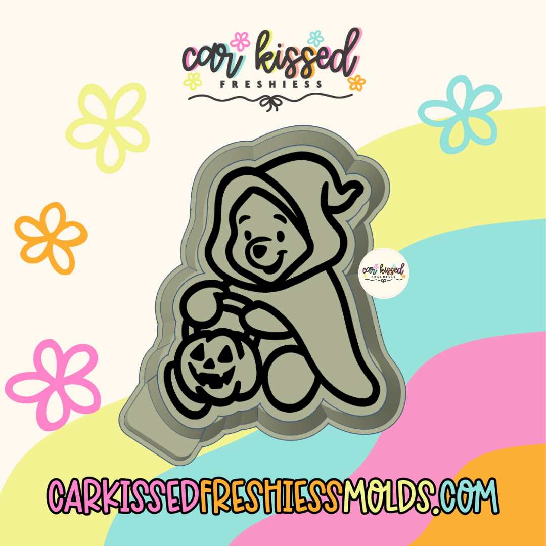 Trick Or Treat Bear Silicone Mold