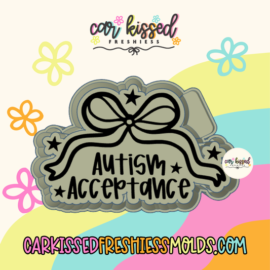 Autism Acceptance Bow Silicone Mold