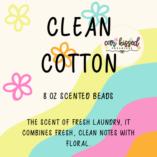 Clean Cotton 8oz Scented Beads