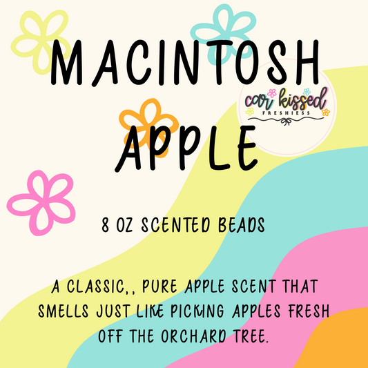 Macintosh Apple 8oz Scented Beads
