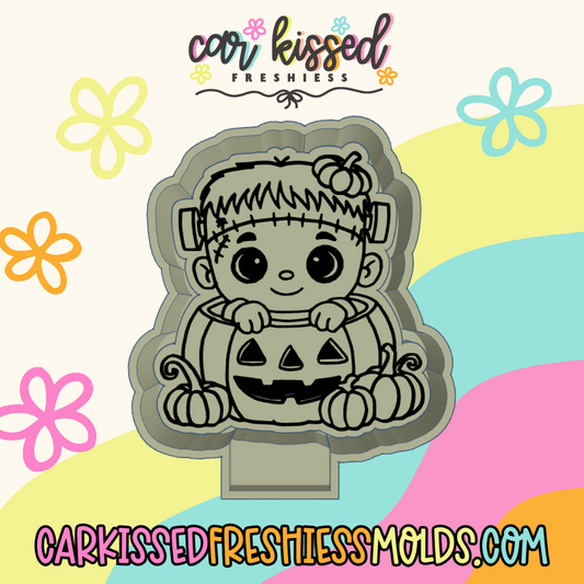 Frankenstein In Pumpkin Silicone Mold