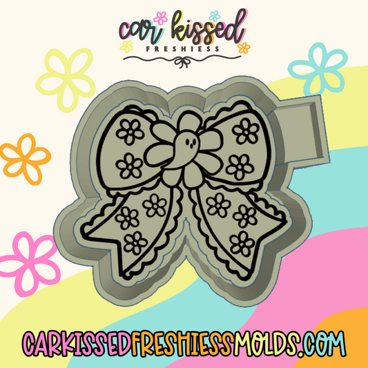 Ghost Floral Bow Silicone Mold