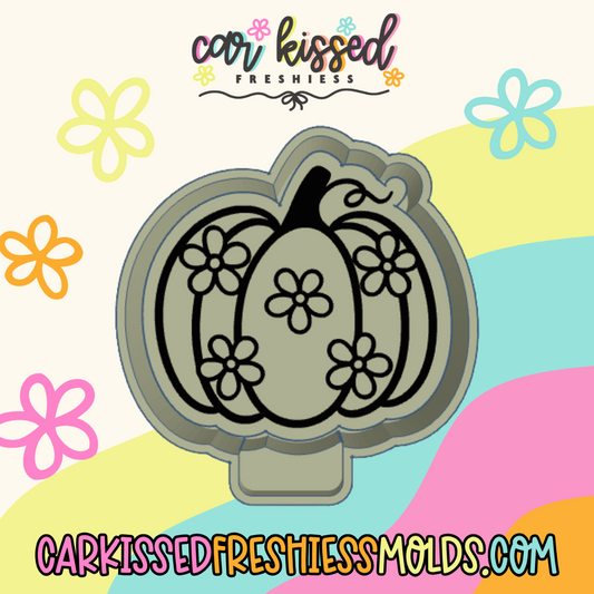 Floral Pumpkin Silicone Mold