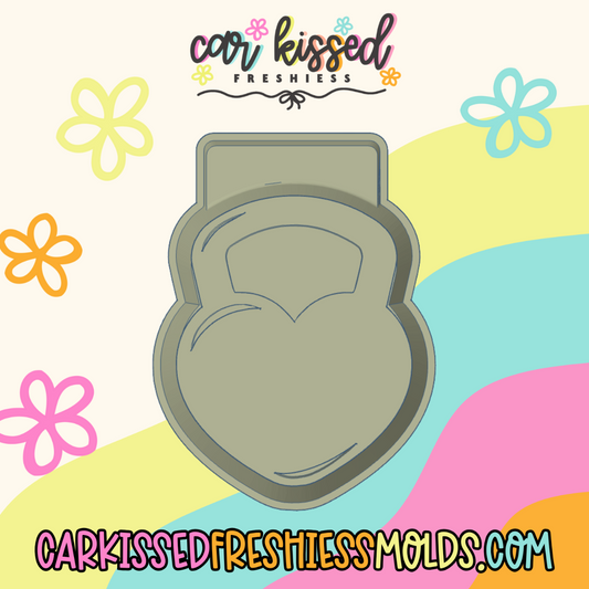Heart KettleBell Silicone Mold