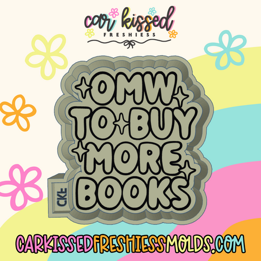OMW To Buy More Books Silicone Mold