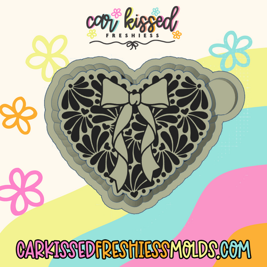 Talavera Heart Silicone Mold