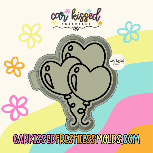 Heart Balloons Silicone Mold