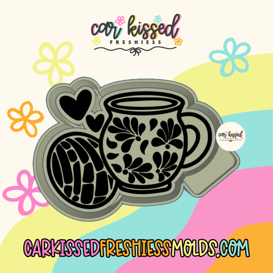 Concha + Cafecito Silicone Mold