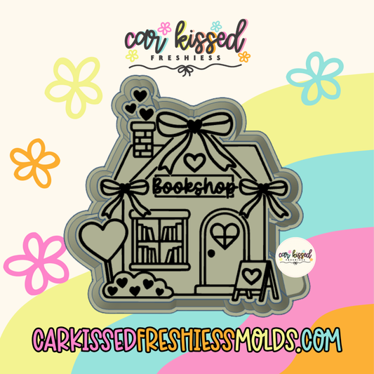 Valentines Bookshop Silicone Mold