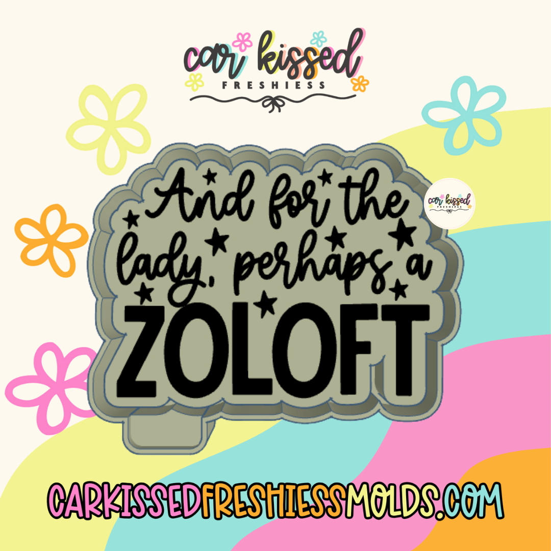 Zoloft For The Lady Silicone Mold