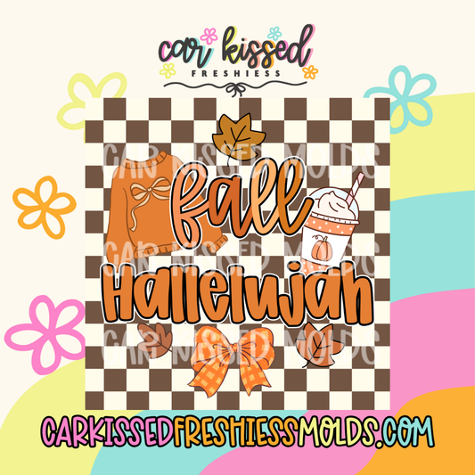 Fall Hallelujah SQUARE Cardstock