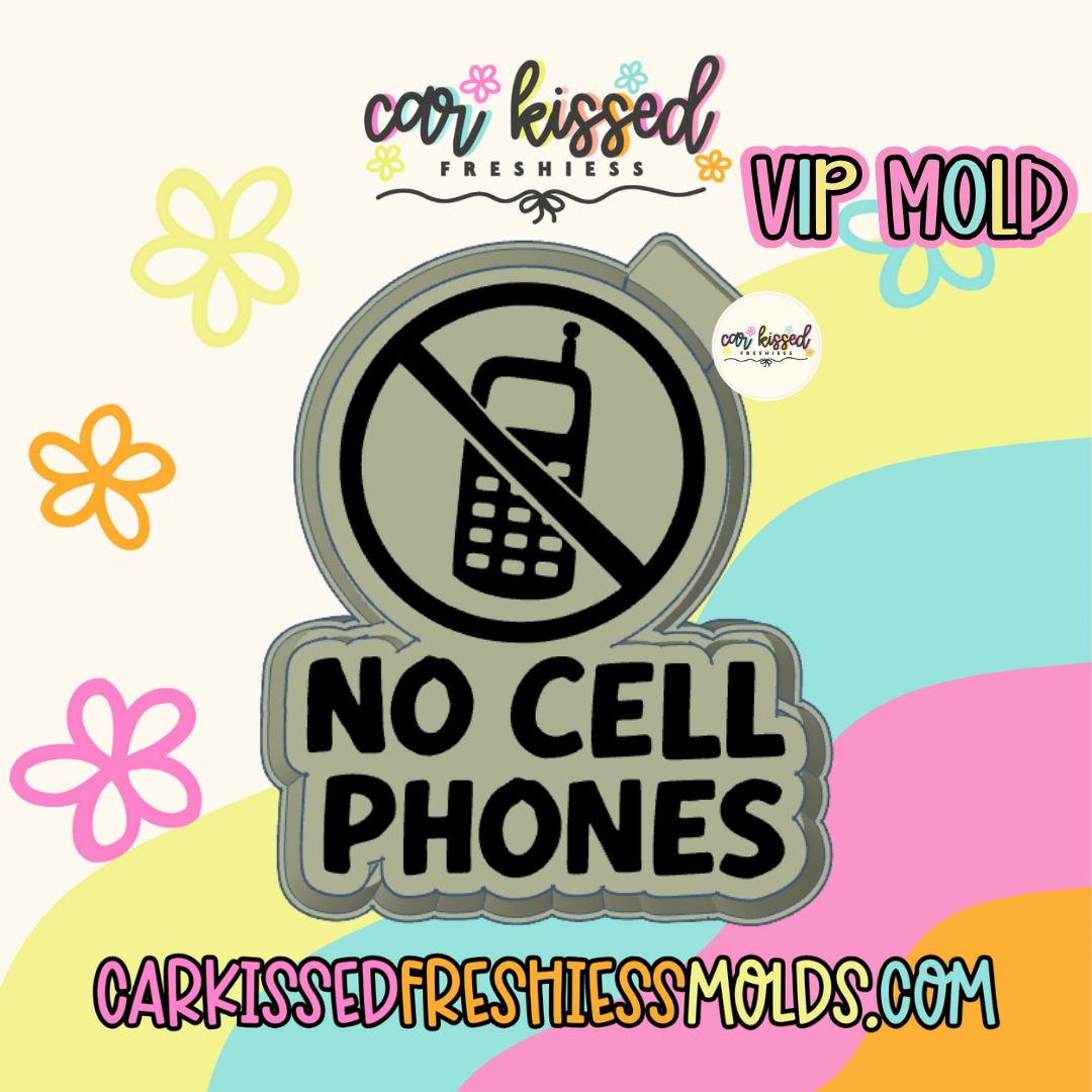 No Cell Phones GG Silicone Mold