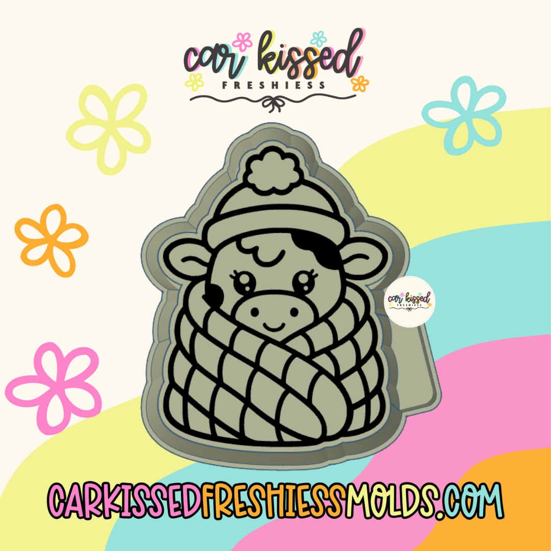 Winter Cow Silicone Mold
