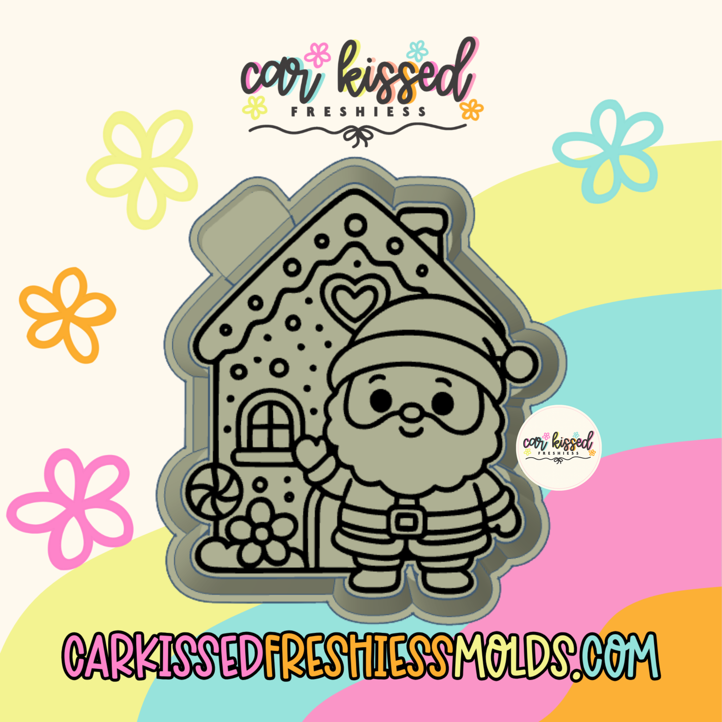 Santa’s House Silicone Mold