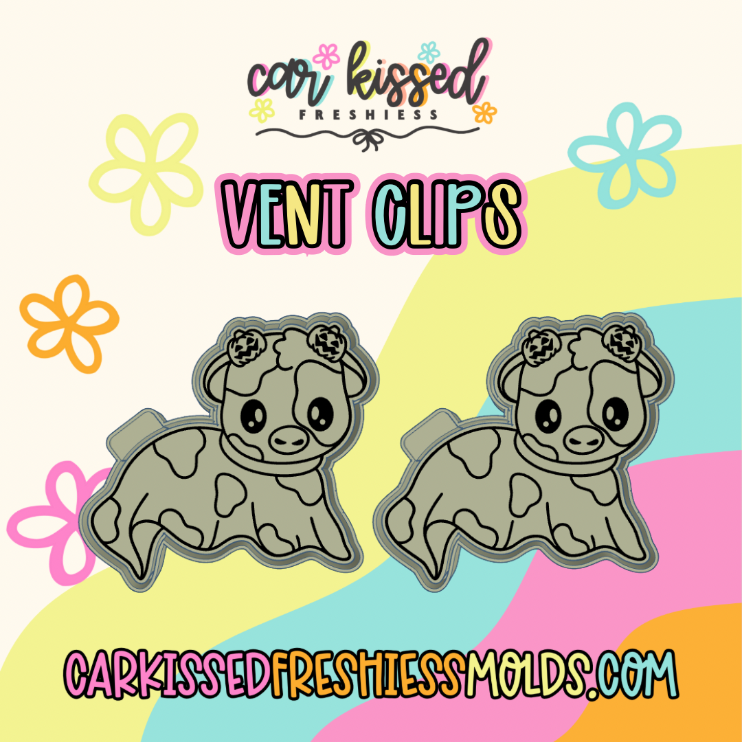 Ghost Cow Vent Clip Set Of Two