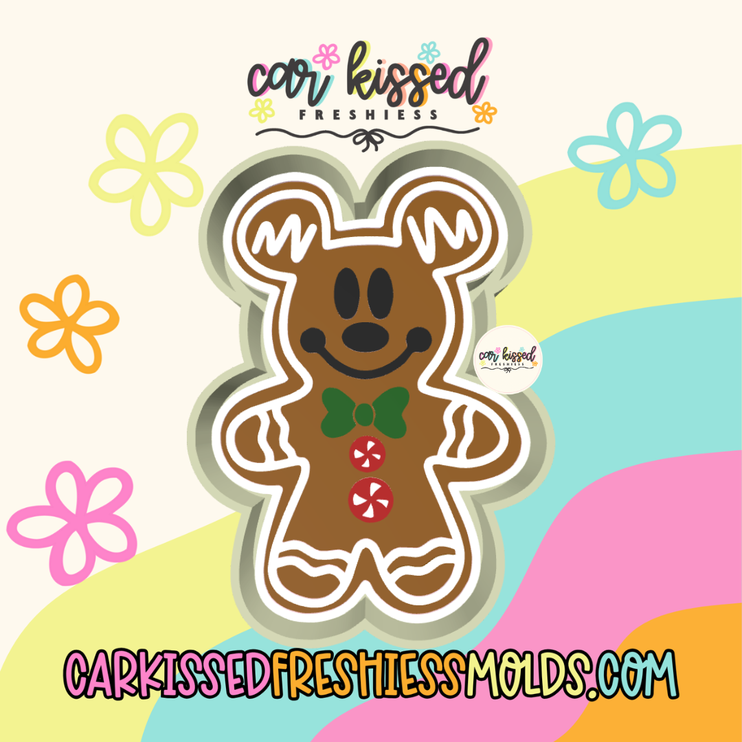 Boy Mouse Gingy Silicone Mold