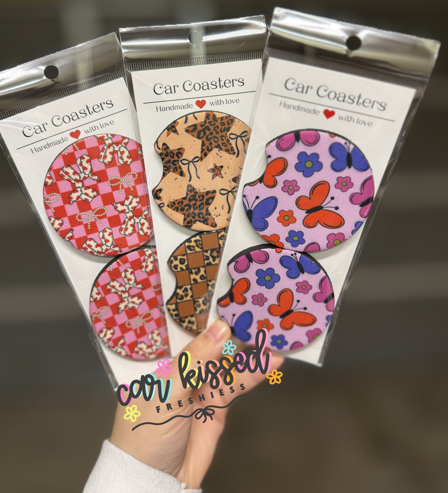 Wholesale Car Coasters 25 Sets Random Mix