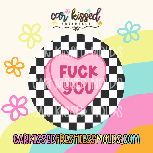 F You Conversation Heart Cardstock