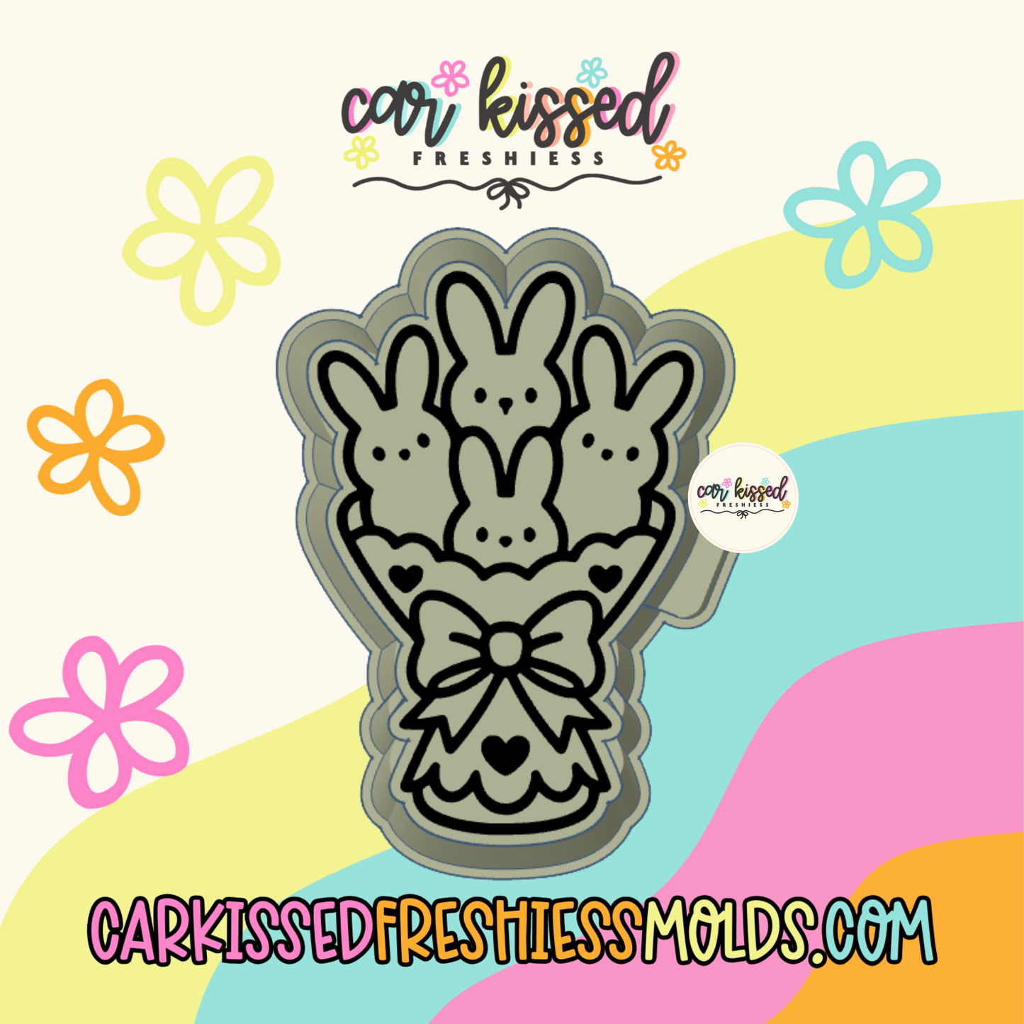 Bunny Bouquet Silicone Mold
