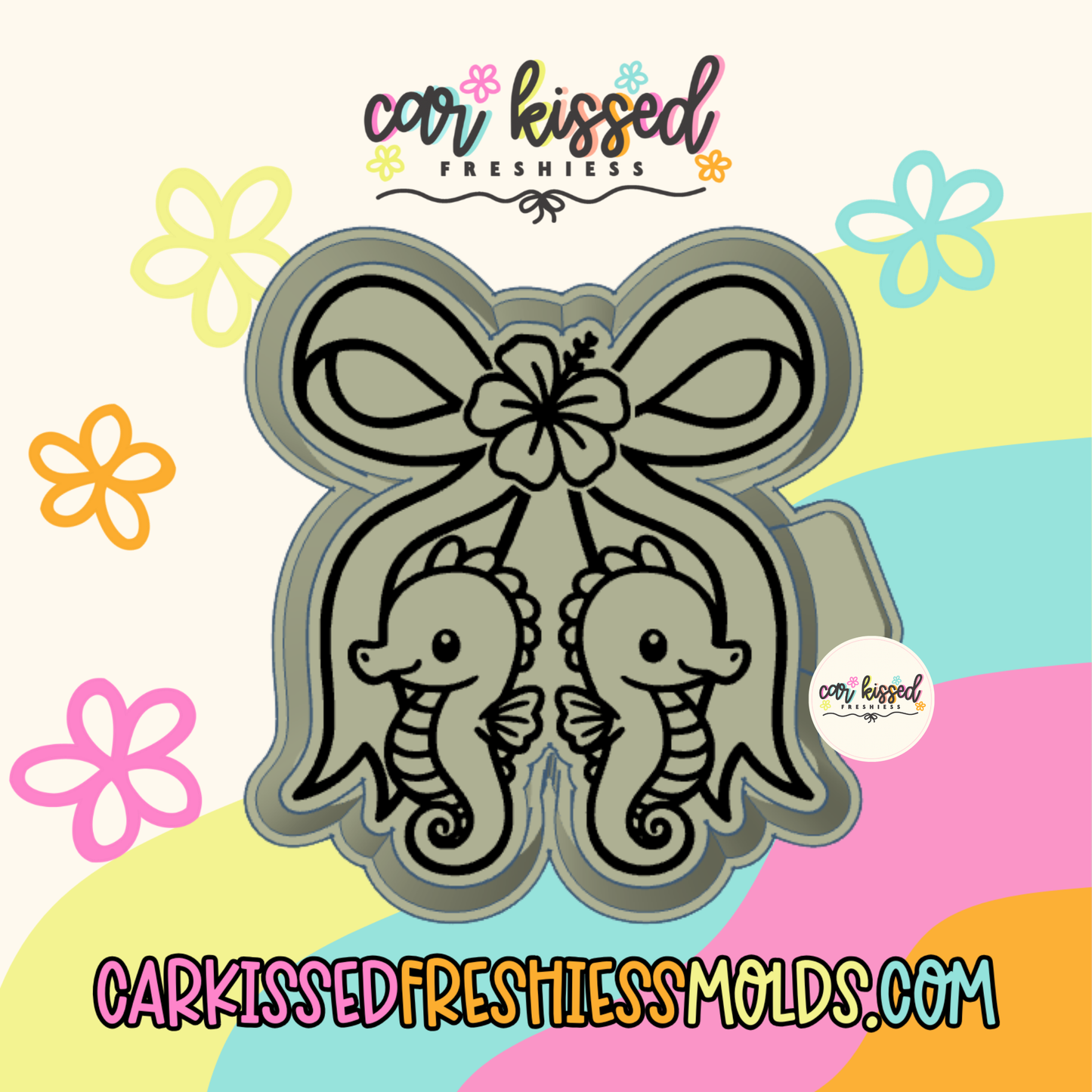 SeaHorse Cherries Silicone Mold