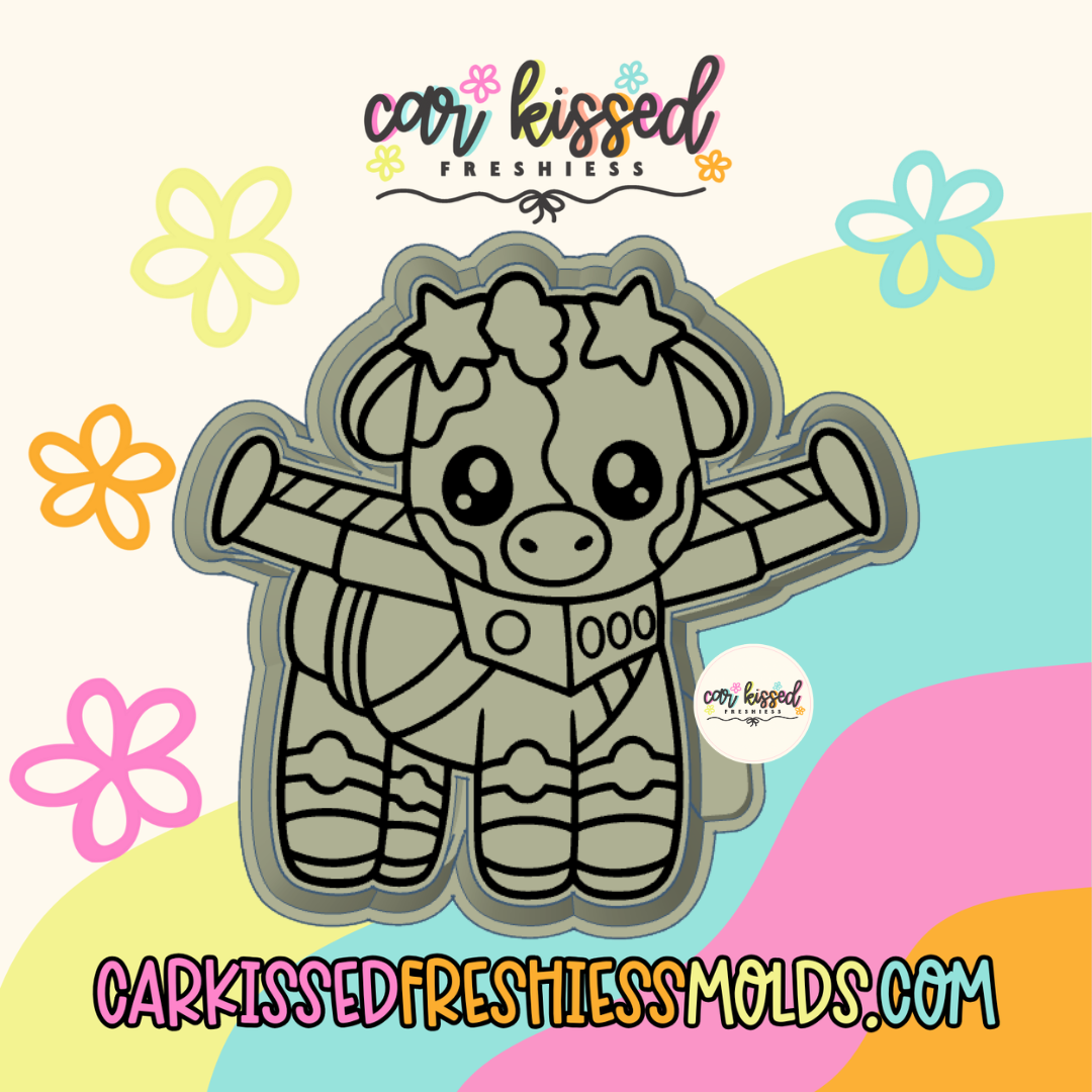Space Cow Silicone Mold