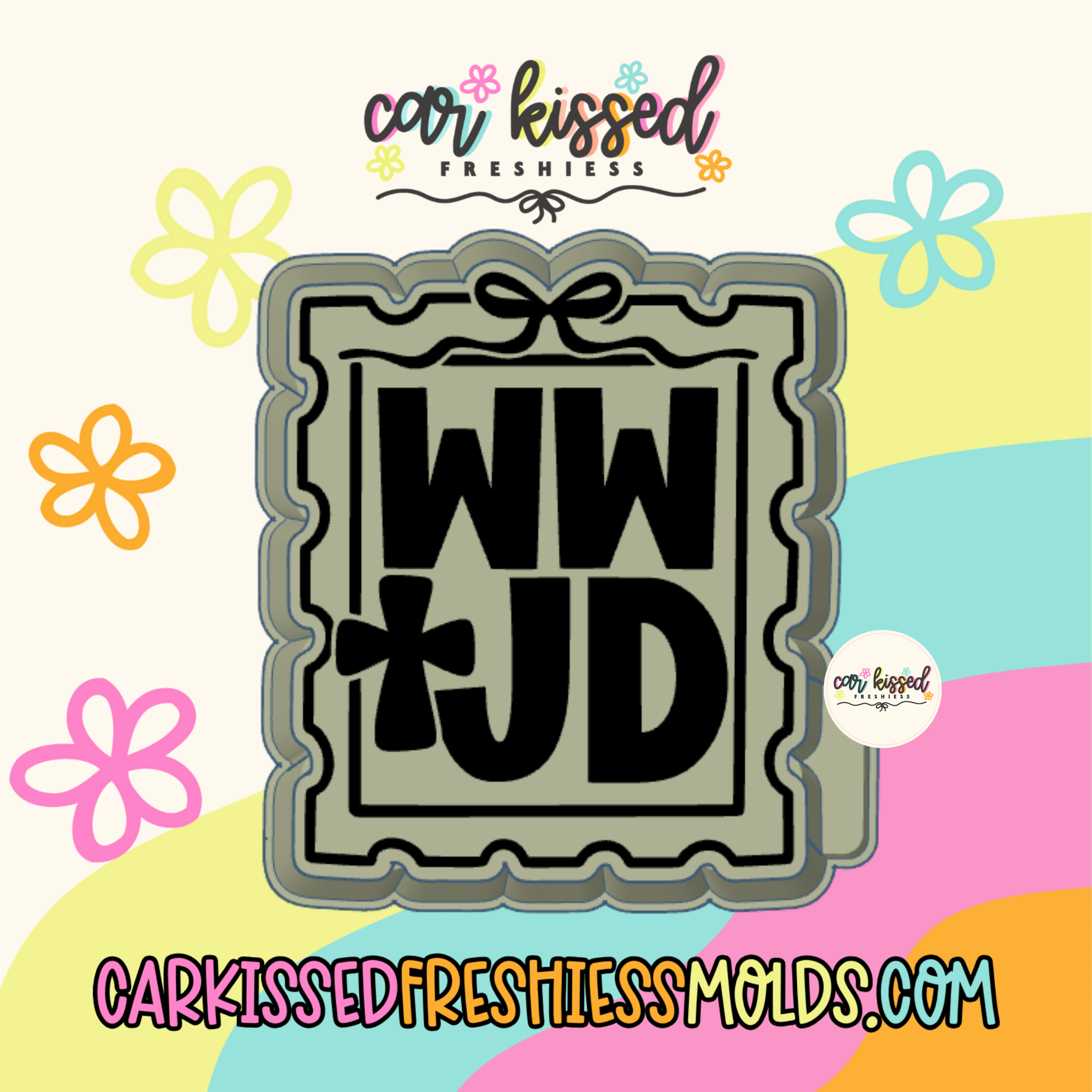 WWJD Stamp Silicone Mold – CarKissedFreshiessMolds