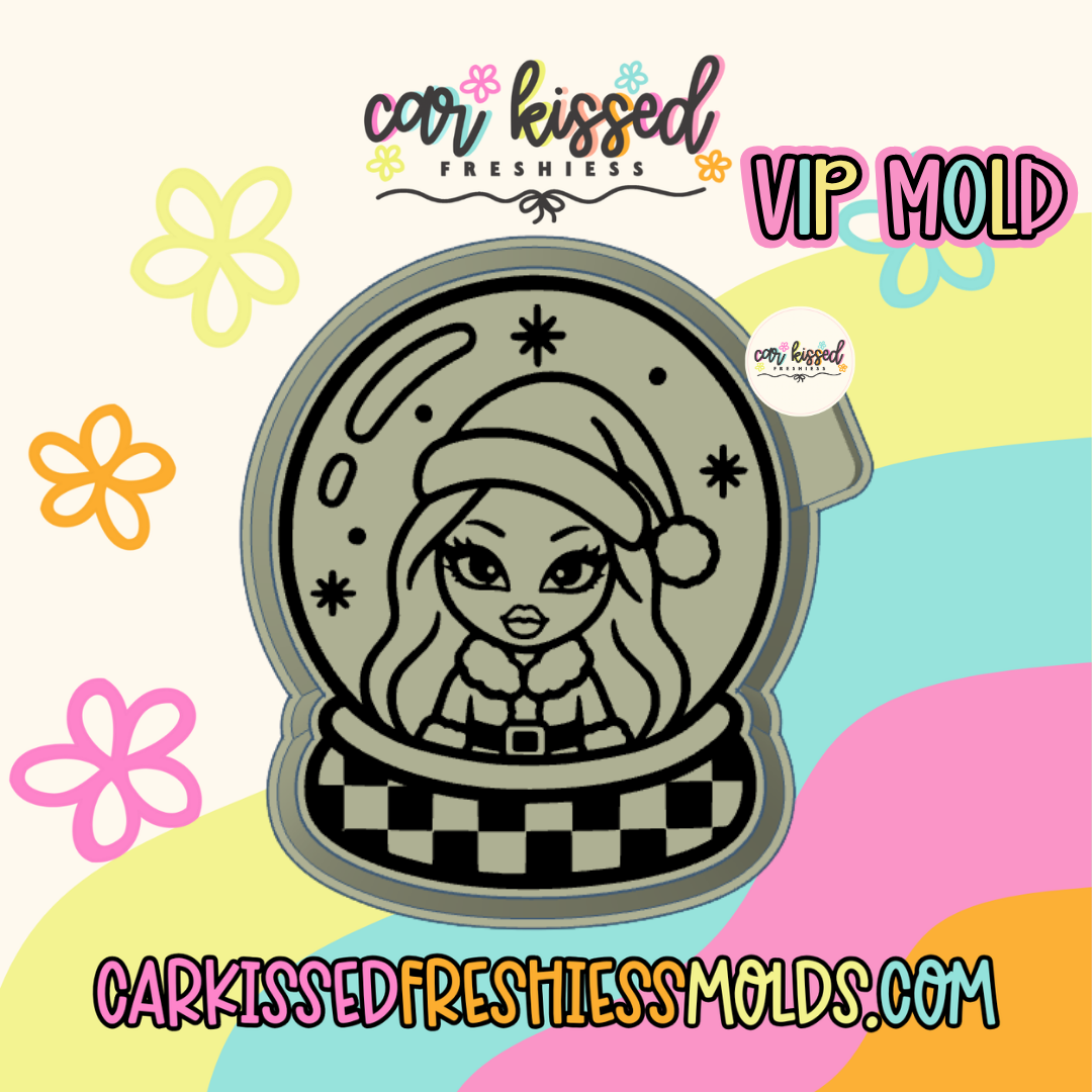 Doll SnowGlobe Silicone Mold