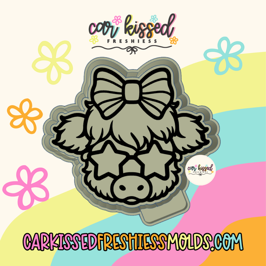 FOJ Highland Cow Silicone Mold