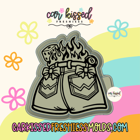 Western Shorts Silicone Mold