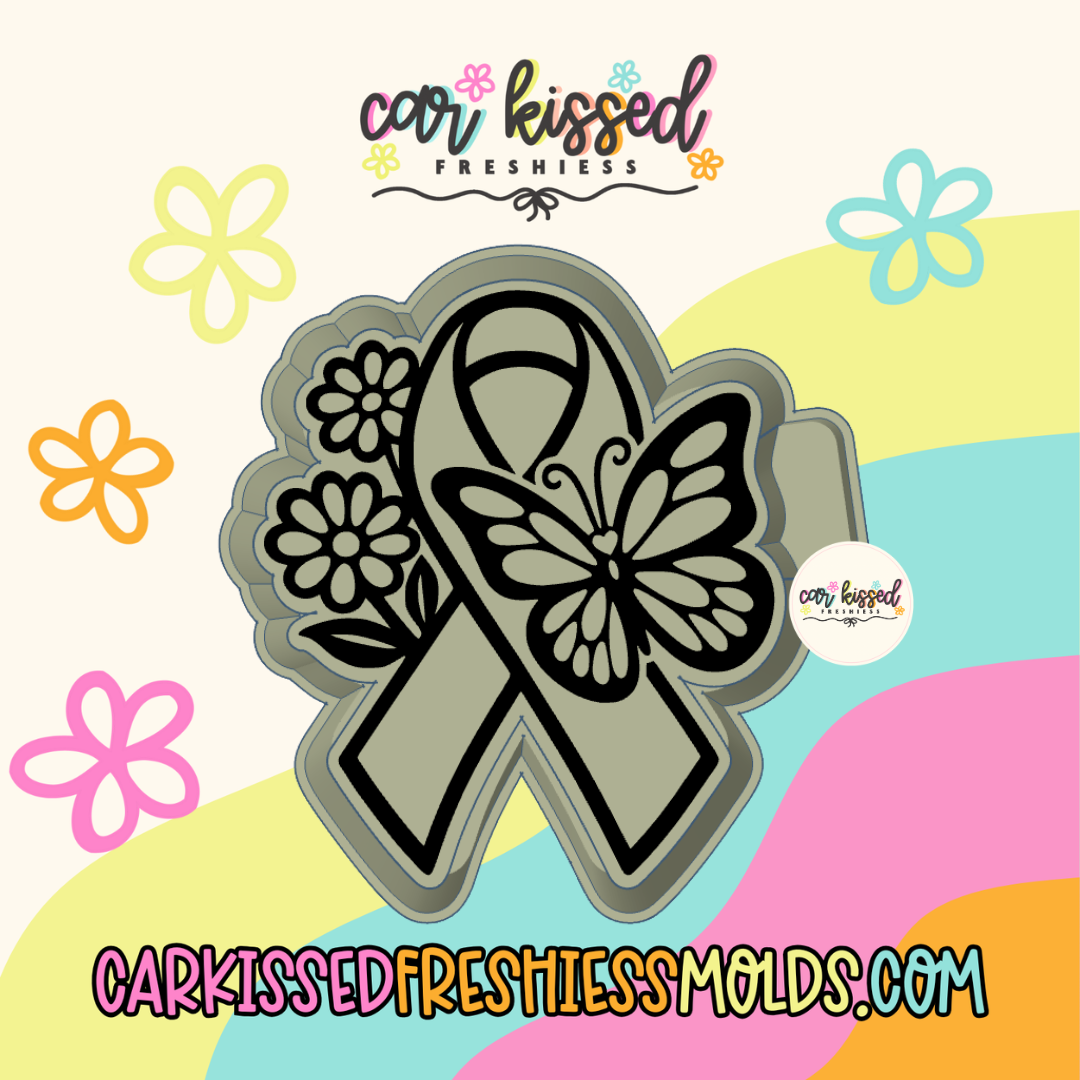 Butterfly Ribbon Silicone Mold