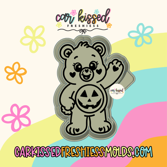 Jack o Lantern Bear Silicone Mold