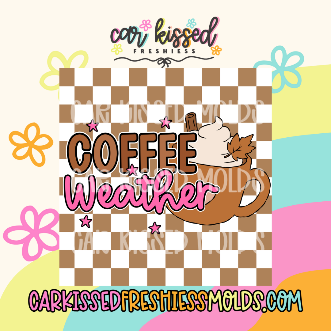 Coffee Weather SQUARE Cardstock