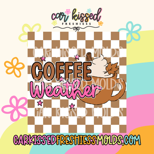 Coffee Weather SQUARE Cardstock