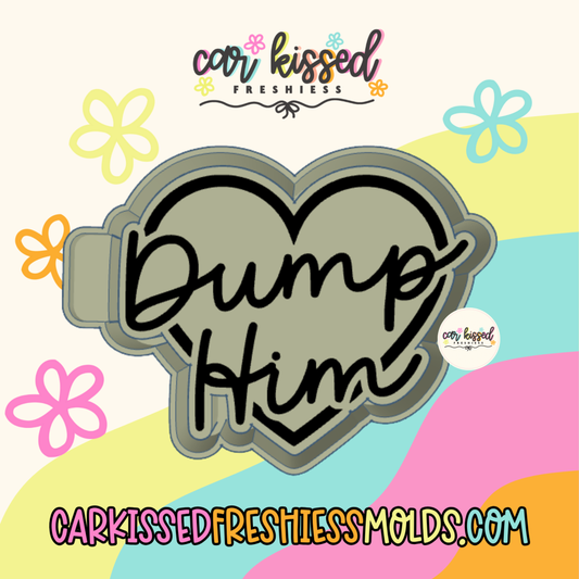 Dump Him Heart Silicone Mold