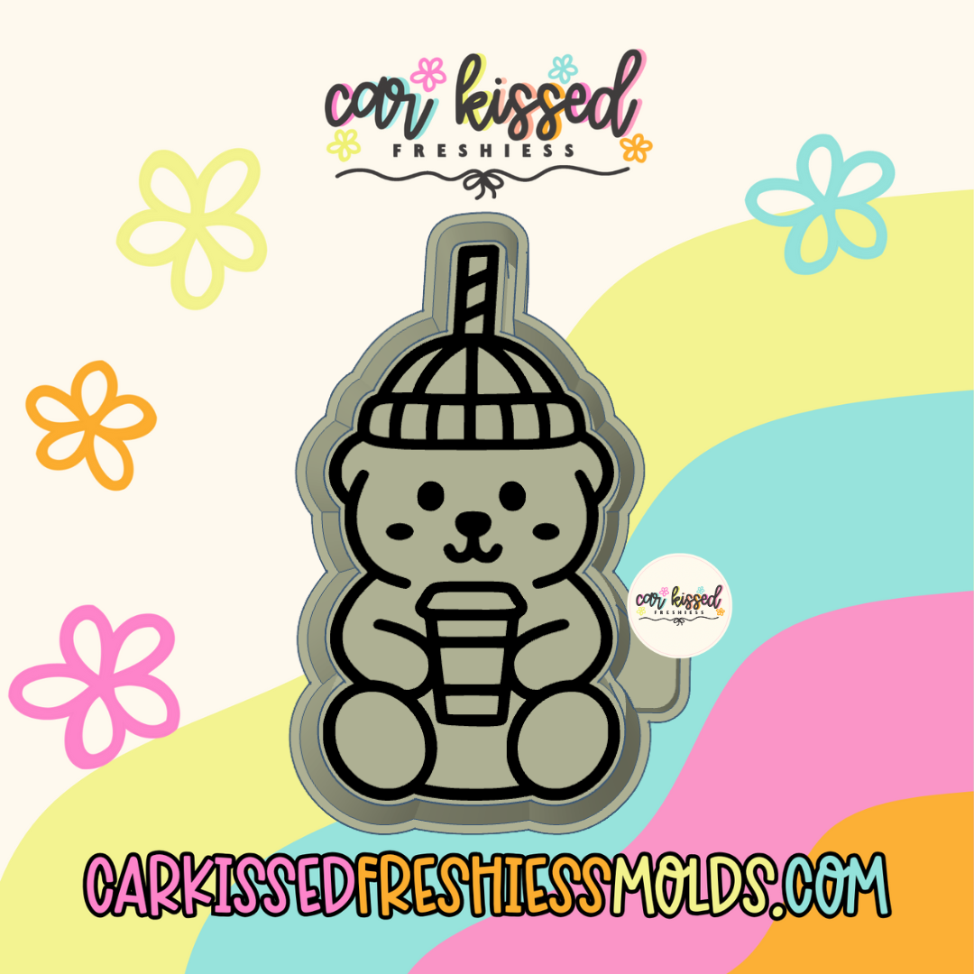 Coffee Bear Style 1 Silicone Mold