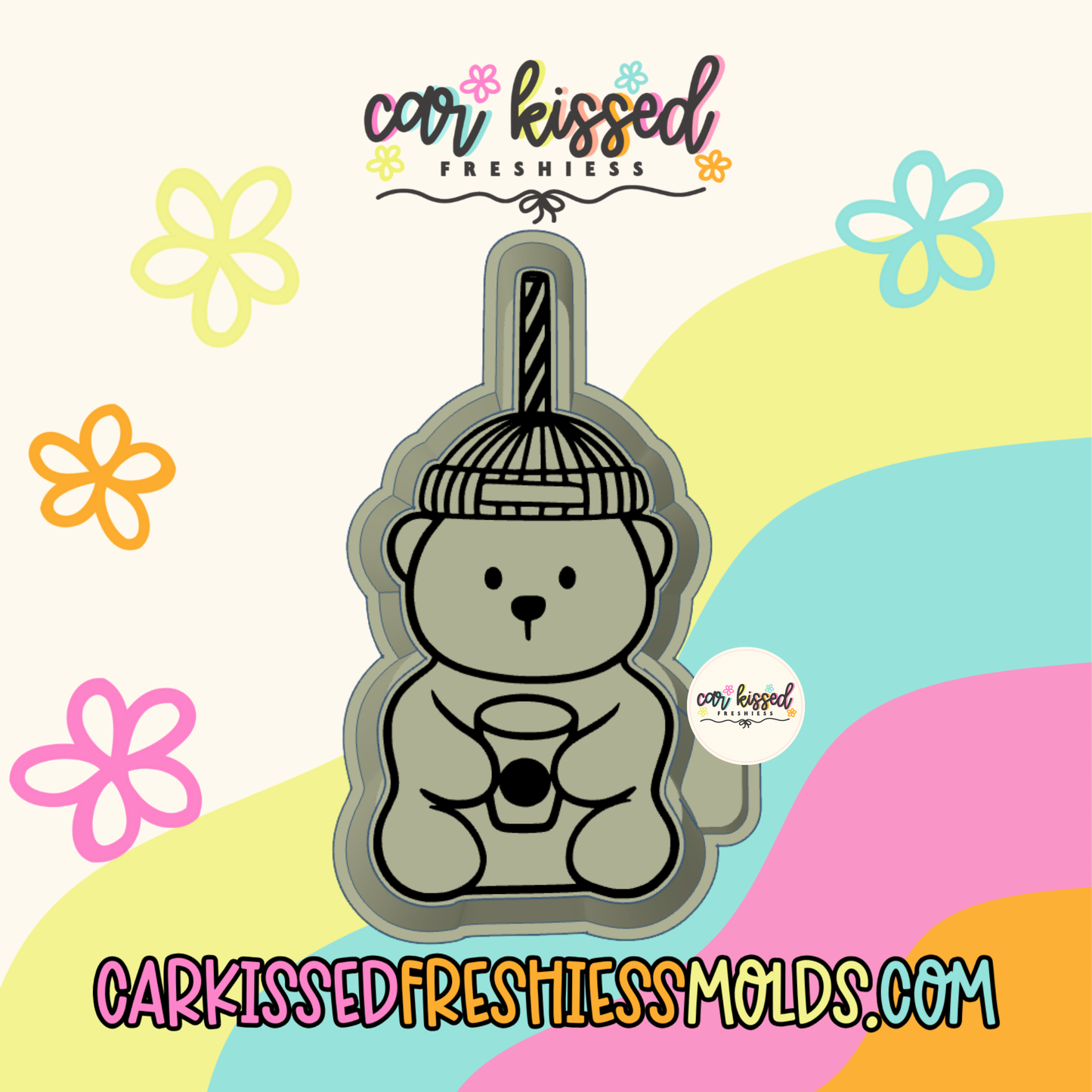 Coffee Bear Style 2 Silicone Mold