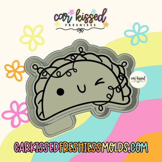 Empanada In Christmas Lights Silicone Mold