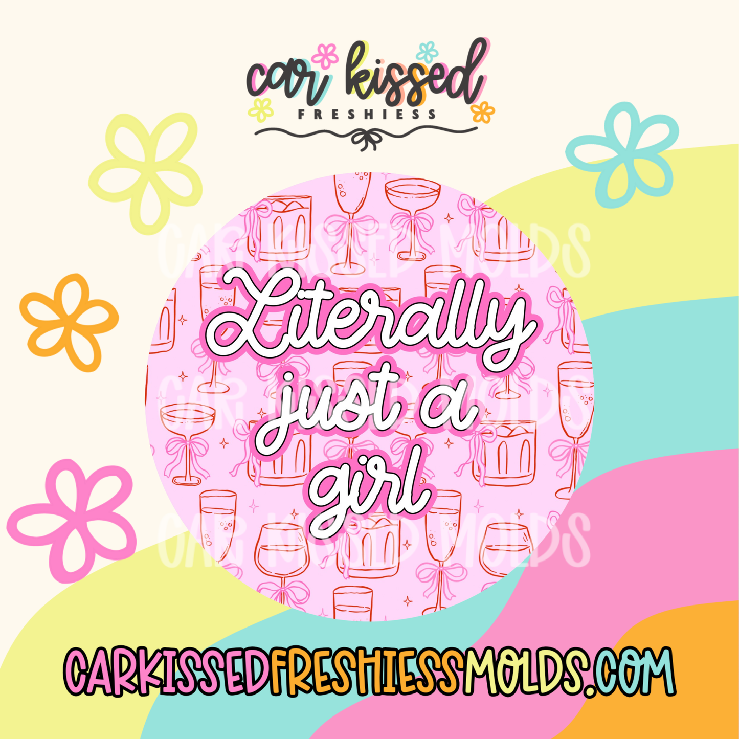 Literally Just A Girl Cardstock