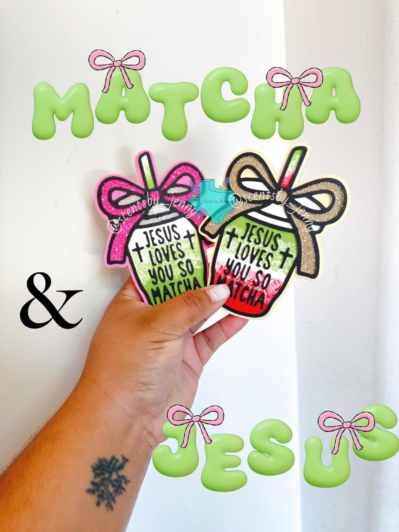 Jesus Loves You So Matcha Silicone Mold