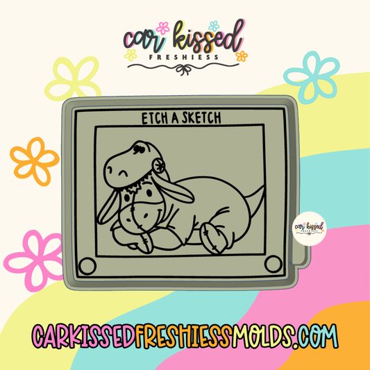 Dinosaur Donkey Frame Silicone Mold