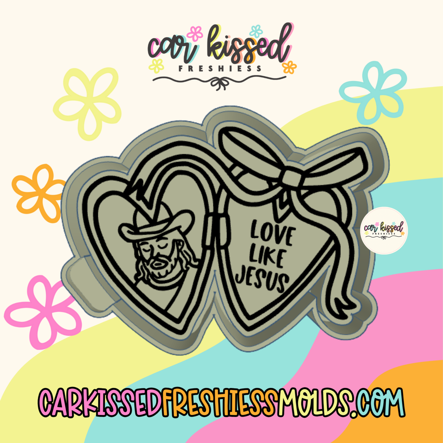 Jesus Locket Silicone Mold