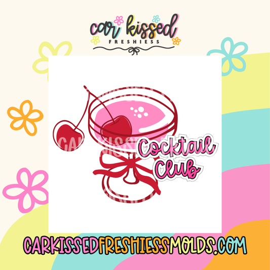 Cocktail Club Square Cardstock